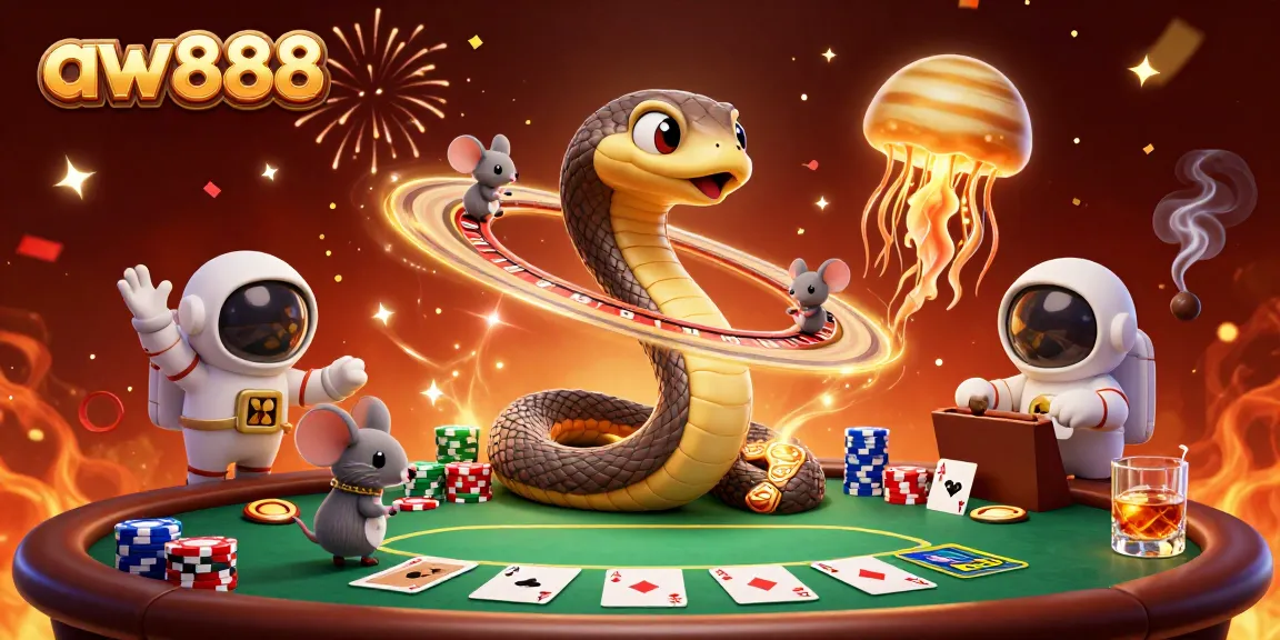 Place bets on the cosmic roulette of aw888 with vibrant, engaging characters.