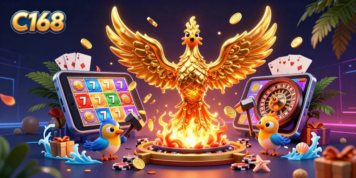 Experience top-tier gameplay with C168's immersive casino elements and golden riches.