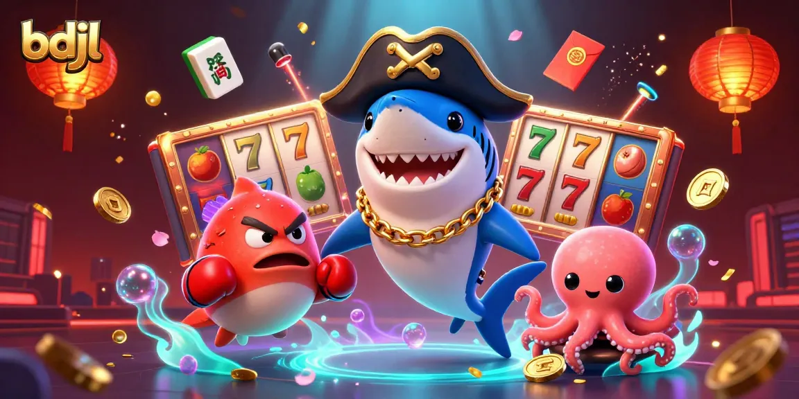 Engage in thrilling spins and jackpots at bdjl with vivid 3D characters and casino elements.