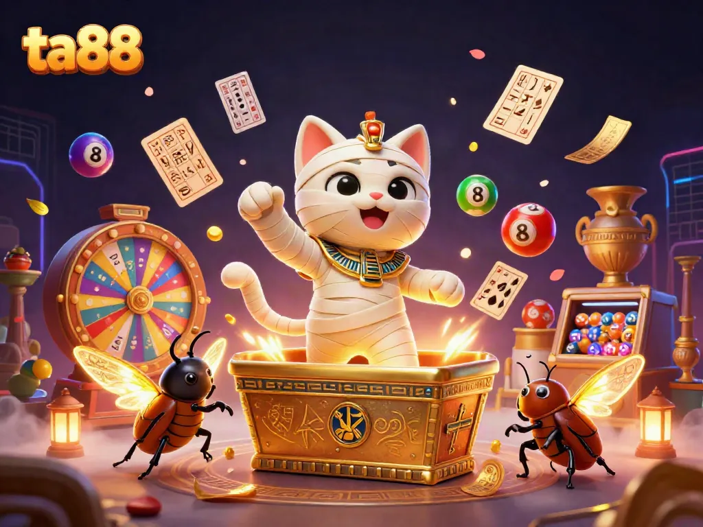 Experience thrilling gameplay and excitement with ta88 in this vibrant casino scene.