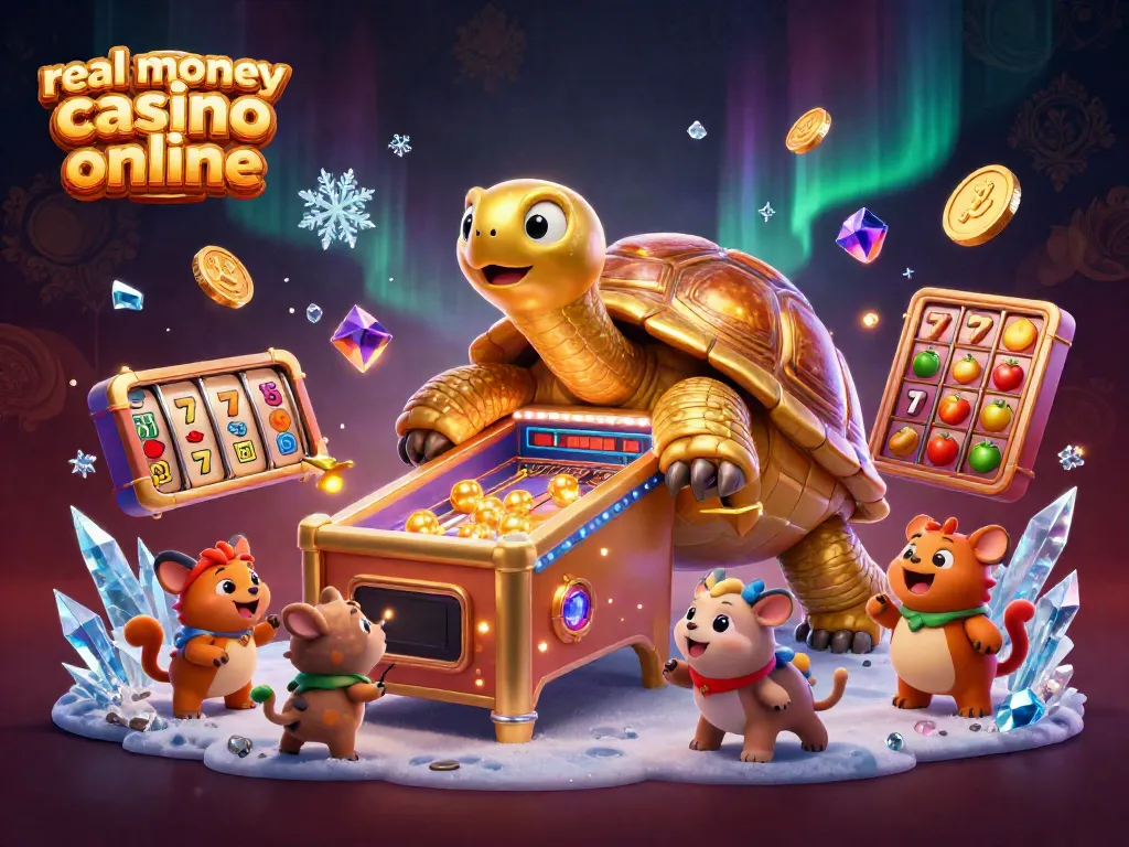 Play and win at the real money casino online with engaging slot machine gameplay and vibrant visuals.