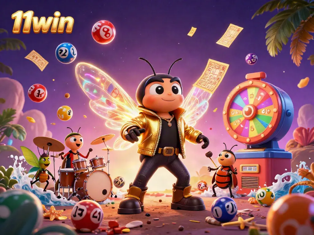 Experience thrilling gaming adventures with 11win's vibrant lottery-themed celebration.