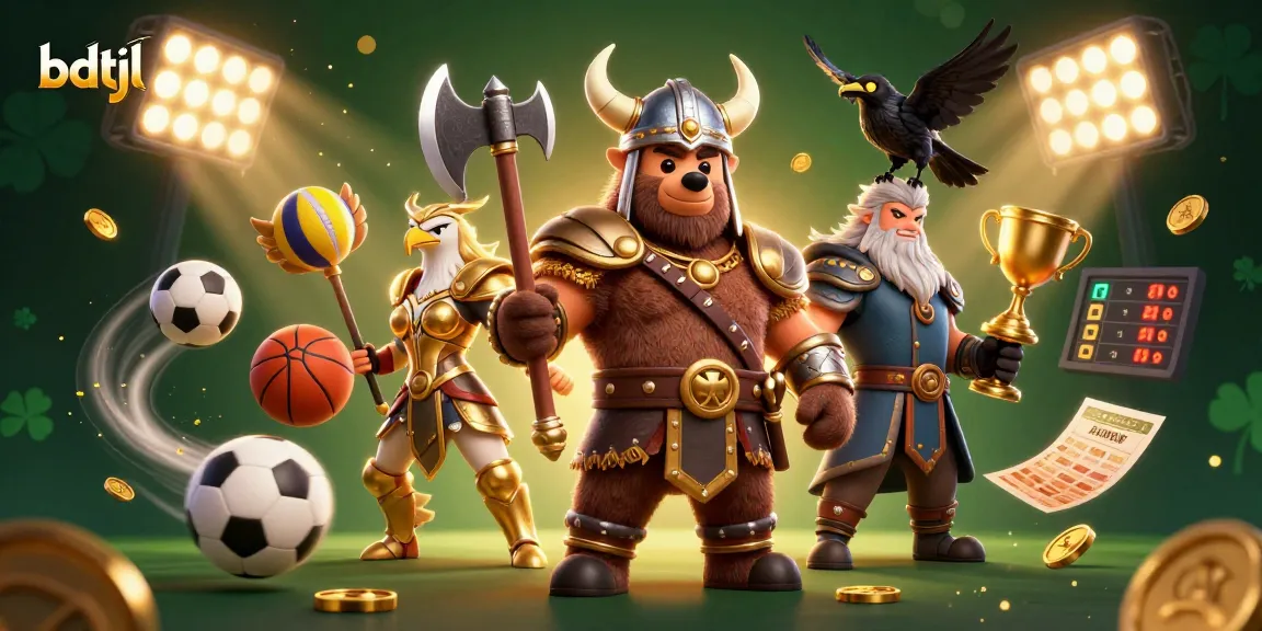 Engage with bdtjl and experience thrilling sports betting action with Viking bear and Valkyrie eagle.