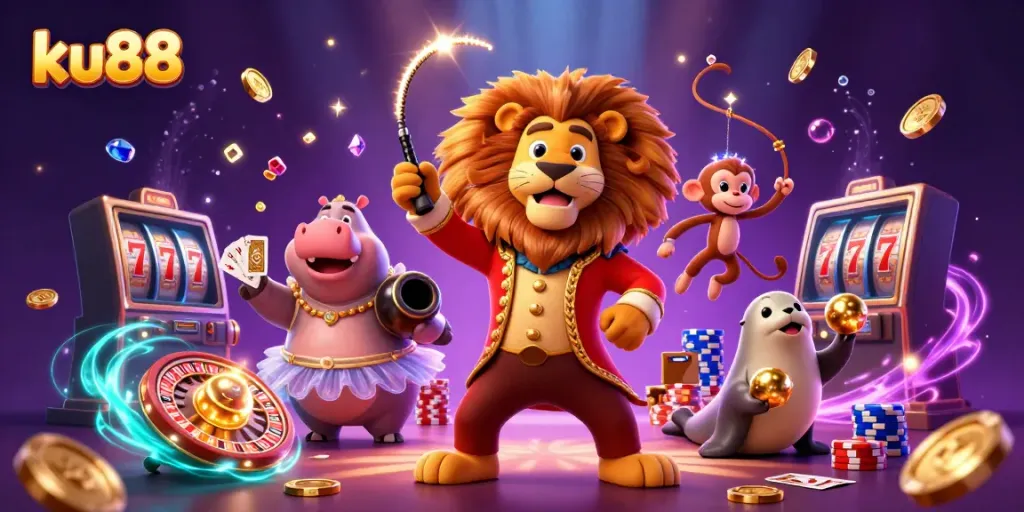 Win big at ku88 with an explosive casino adventure featuring lively characters and vibrant game elements.
