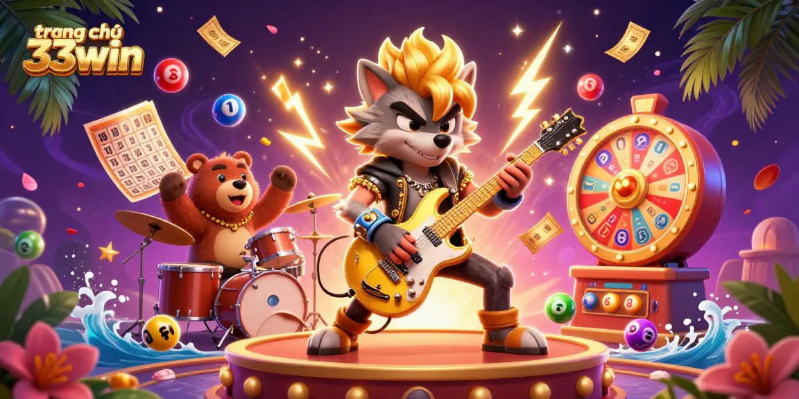Experience the excitement of trang chủ 33win with vibrant casino elements and electrifying characters.