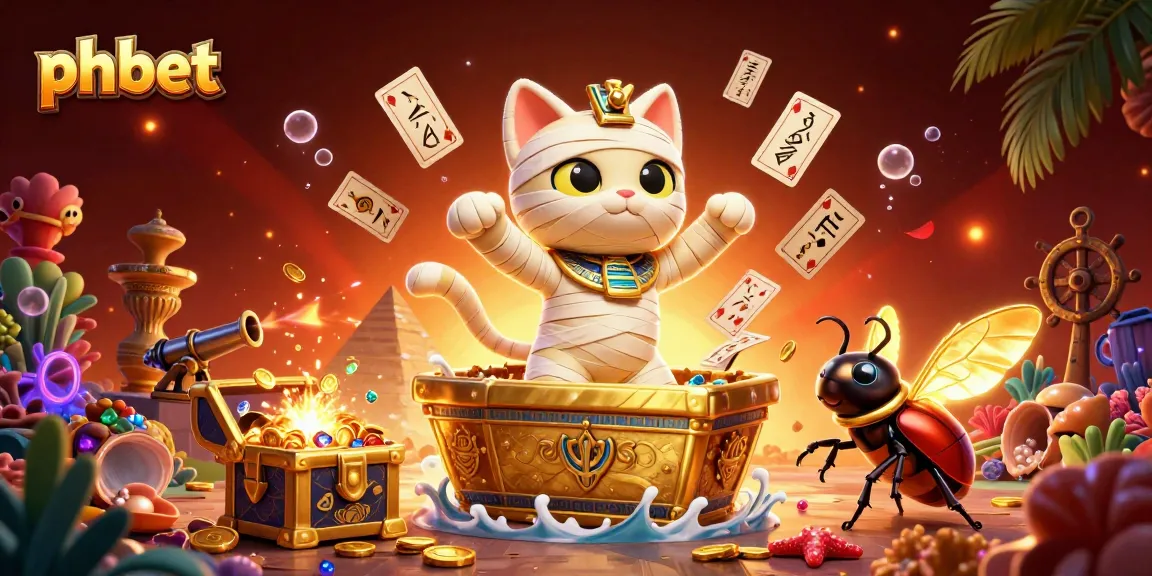 Experience high-energy gaming with ph bet in vibrant Egyptian-themed casino illustration