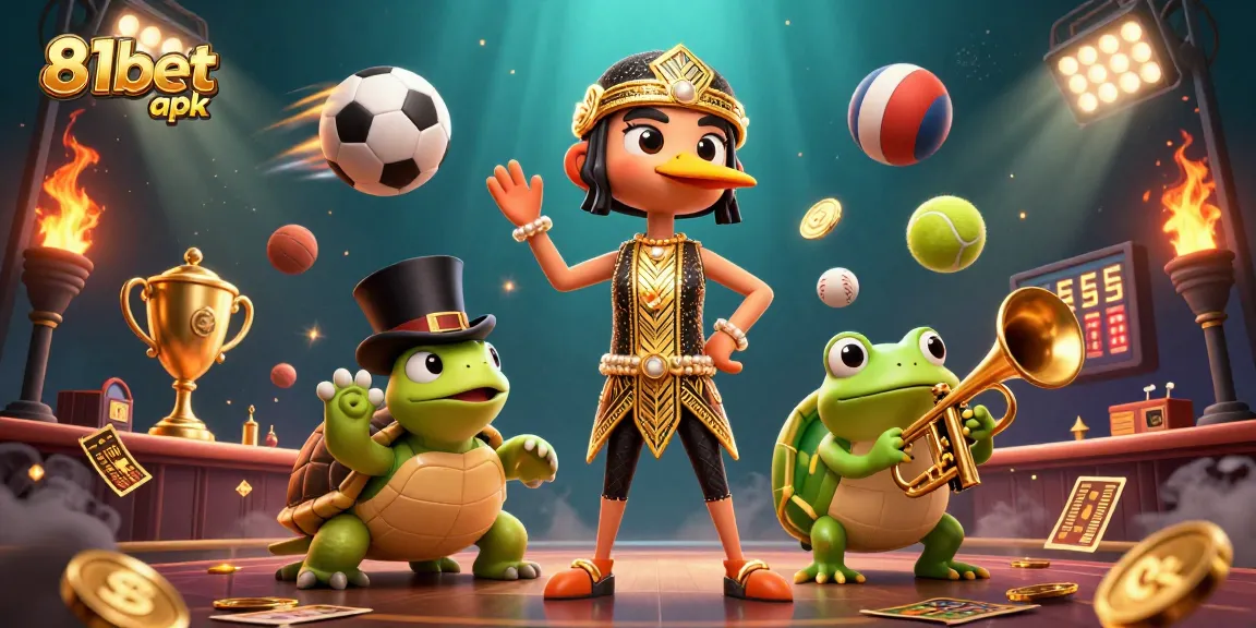 Engage with exciting gameplay using the 81bet apk, featuring vibrant characters and dynamic sports elements.