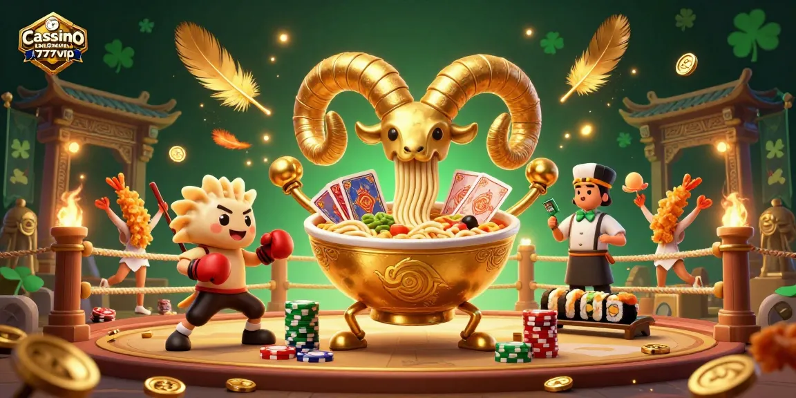 Cassino Online 777vip showcases vibrant characters dealing cards and stacking chips in a lively casino scene filled with dynamic game elements.