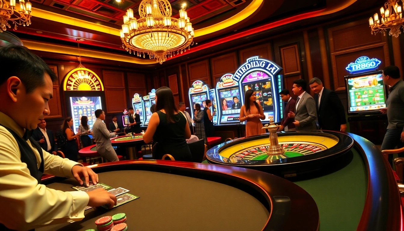 Experience the excitement of gambling at TR88 with lively casino tables and action-packed gaming.
