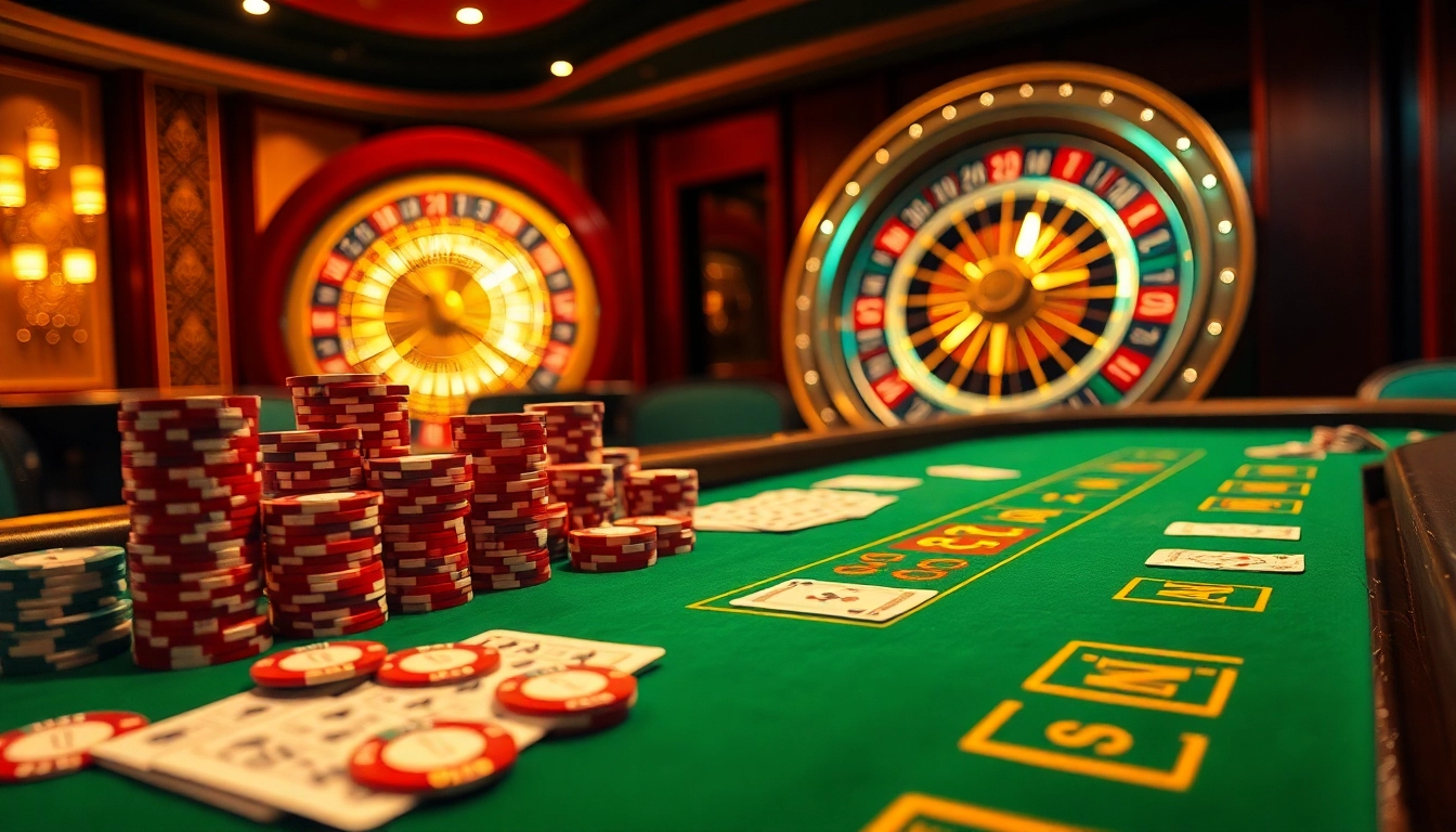 Experience thrilling gameplay at Sunwin with an exciting blackjack table, vibrant chips, and elegant cards.