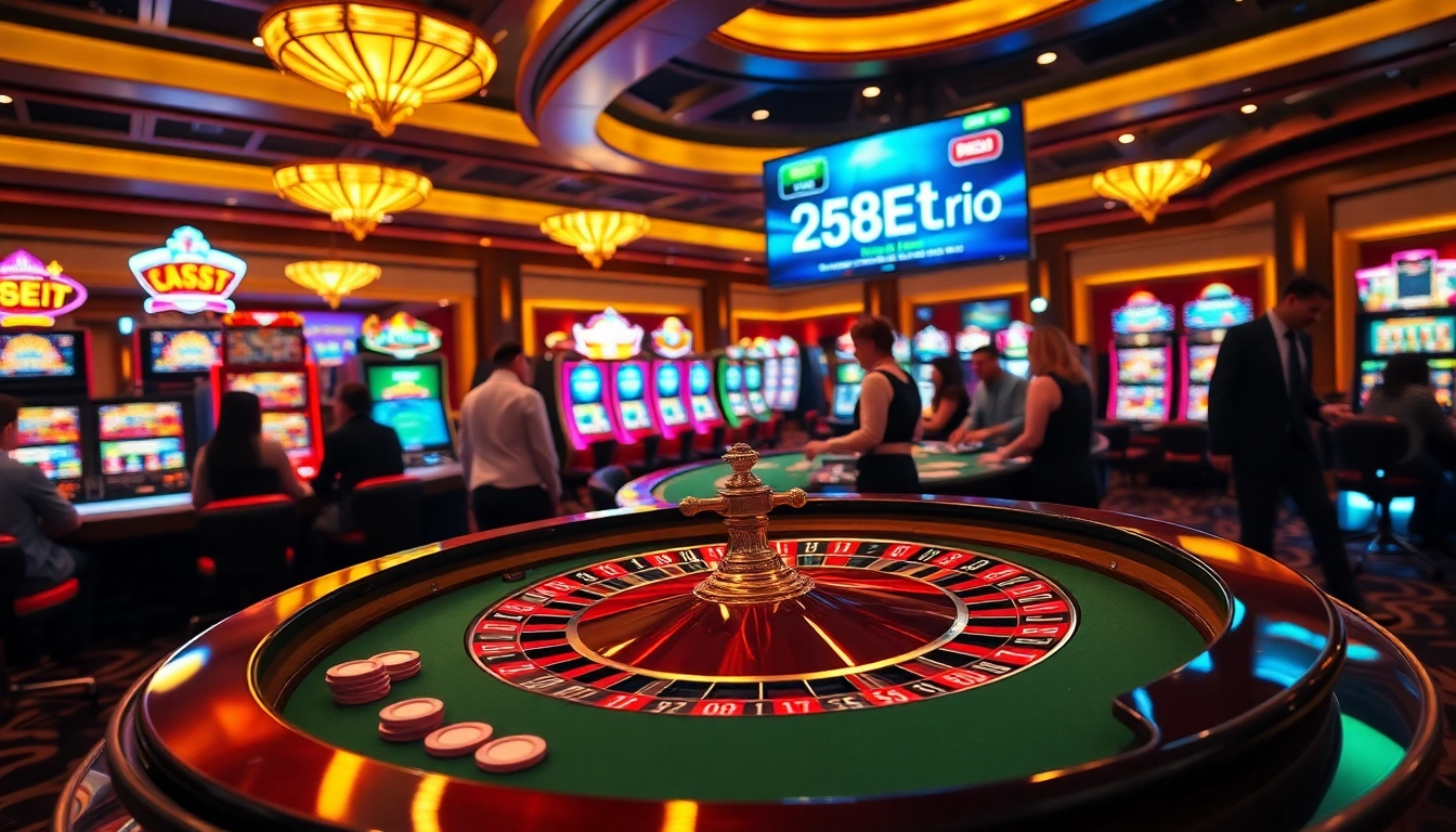 Experience thrilling gaming action at 258bet.bio with vibrant casino tables and engaging gameplay.