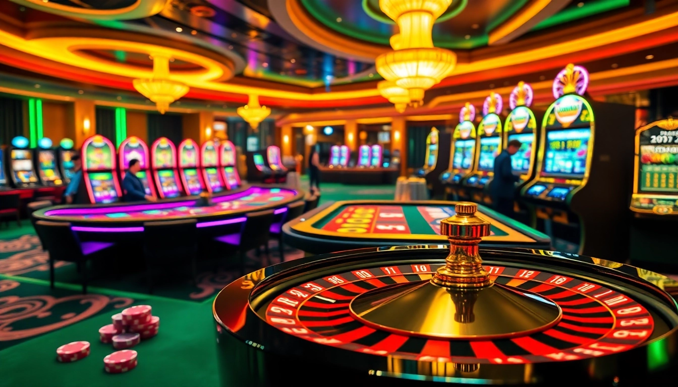Experience thrilling online gambling at 69VN with vibrant casino tables and exciting gaming action.